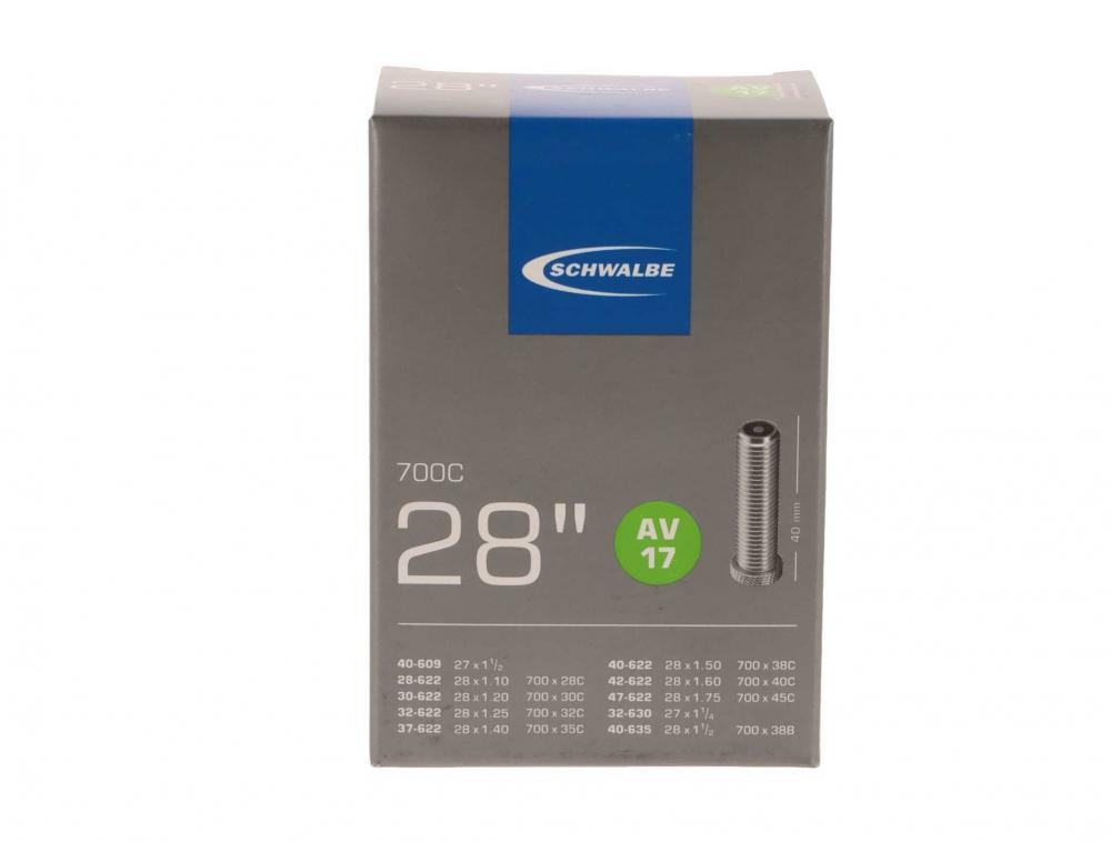 Schwalbe 2x Schlauch AV17 28x1.10-1.75" (28/47-622/635) + 1x Reparatur-Set Un... 2/3