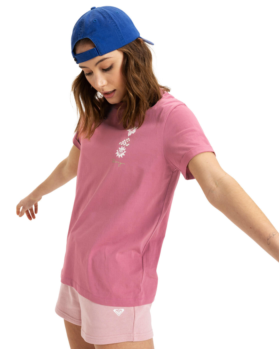 T-shirt à manches courtes OCEANREGULAR ART Rose Femme 3/4