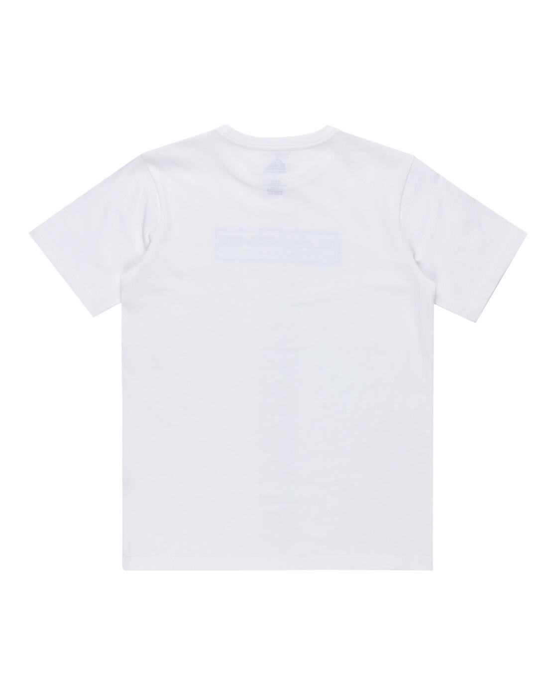 Maglia a maniche corte Quiksilver modello 4846-WBB per ragazzi 2/3