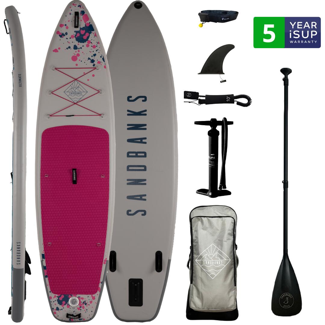 SANDBANKS STYLE Sandbanks Style 10'6'' Ultimate Pink iSUP Package