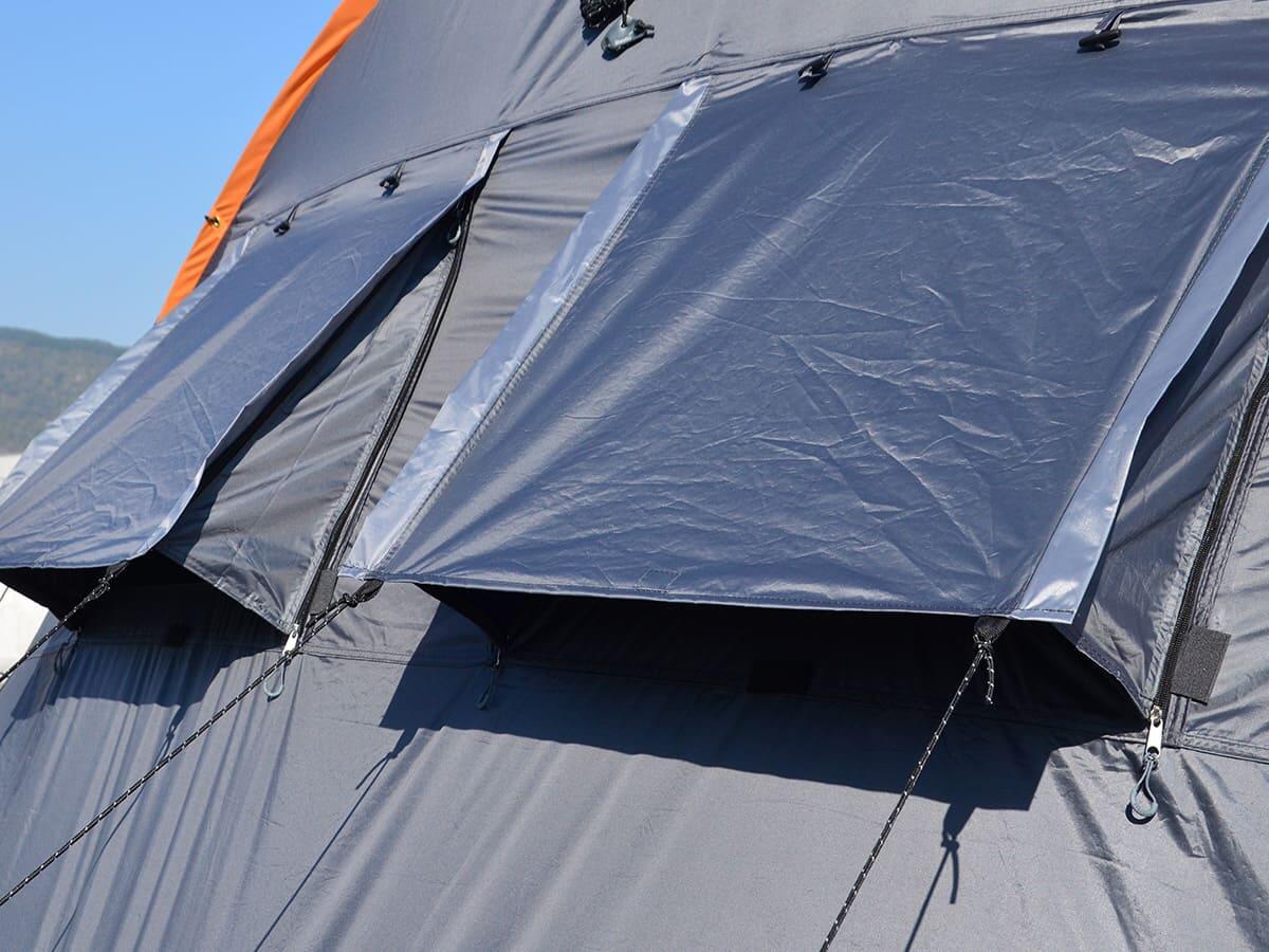 Seconde vie - Tente tunnel Gotland 4 Sleeper Protect - Cabine sombre, Sol cousu 6/8