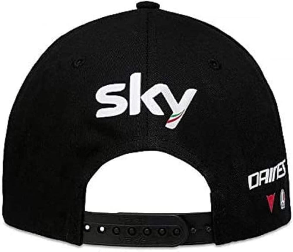 Valentino Rossi Black Cap Moto GP Team Sky VR46 Team Adult Hat 2/3