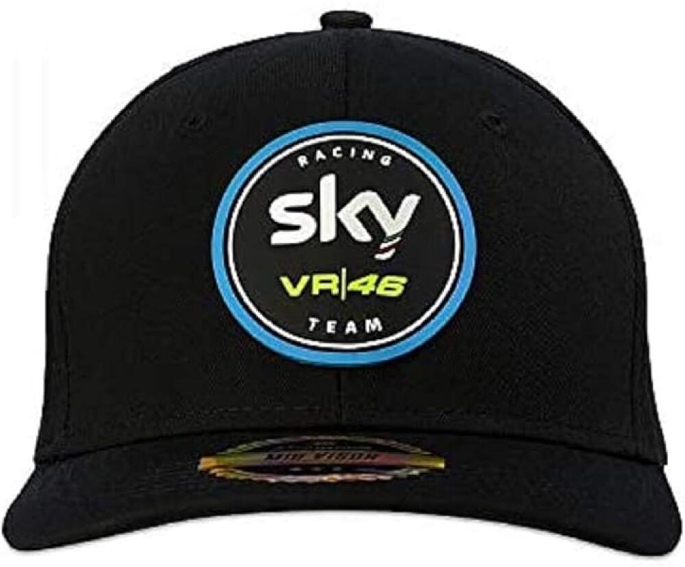 Valentino Rossi Black Cap Moto GP Team Sky VR46 Team Adult Hat 1/3