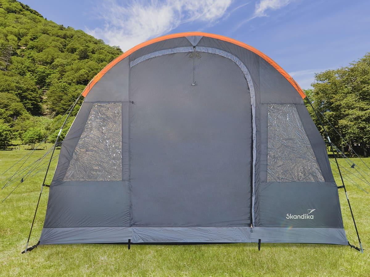 Seconde vie - Tente tunnel Gotland 4 Sleeper Protect - Cabine sombre, Sol cousu 3/8