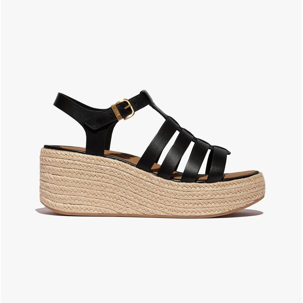 FIT FLOP Platfforms Womens Buckle Wedge Sandals