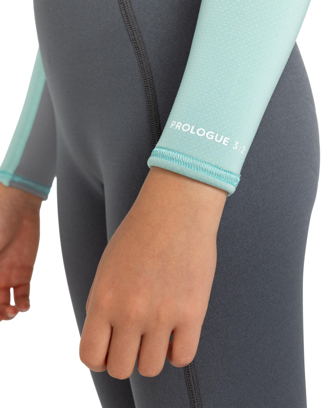 Combinaison de surf back zip 3/2MM PROLOGUE Vert Fille 4/4