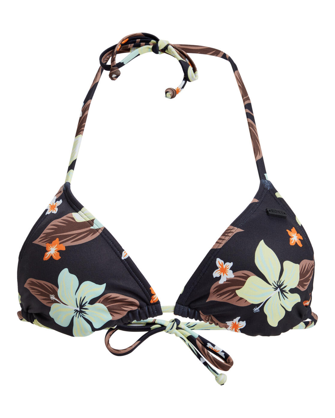 ROXY Top de bikini triangular PT BEACH CLASSICS TIKI TRI Negro Mujer