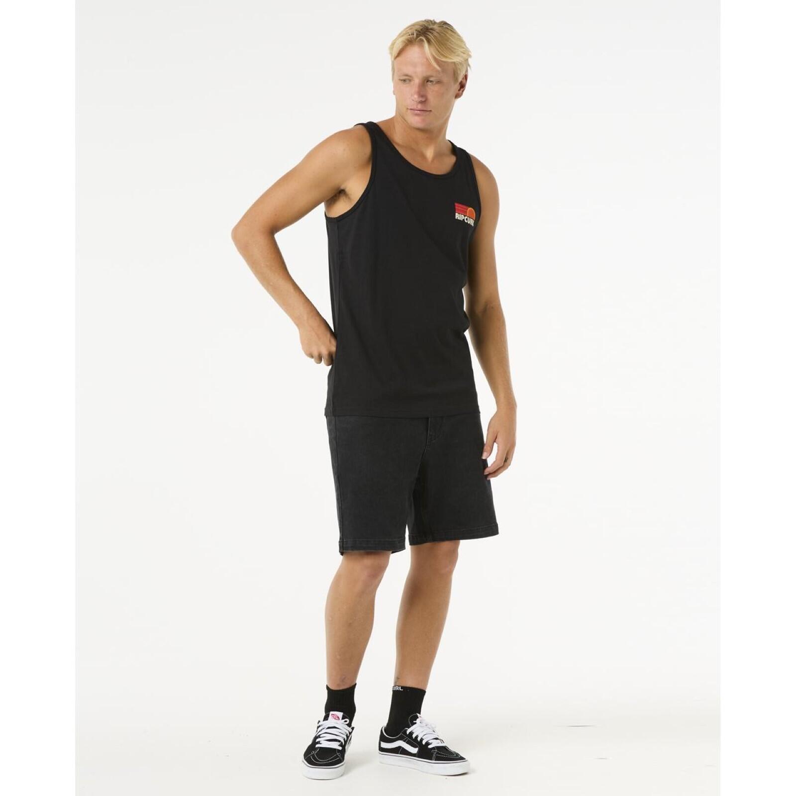 Rip Curl Surf Revival Peaking Tank Vest-Black 4/5
