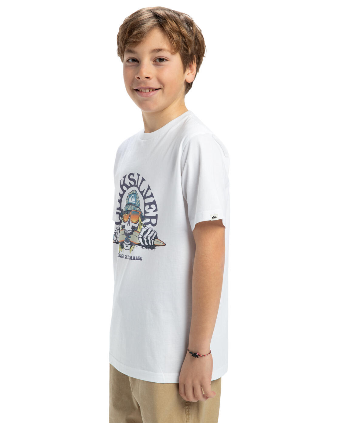 T-shirt met Korte mouw EV SKULL FEAST Weiss Jongens 8-16 3/6