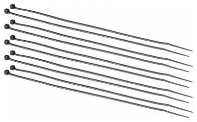 Neatt plastic klemmen 203x2,5mm x10 zwart