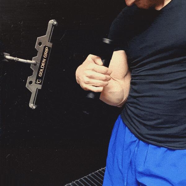 Golden Grip Wrist Wrench – Entraîneur d'Avant-bras pour Lutte de Bras