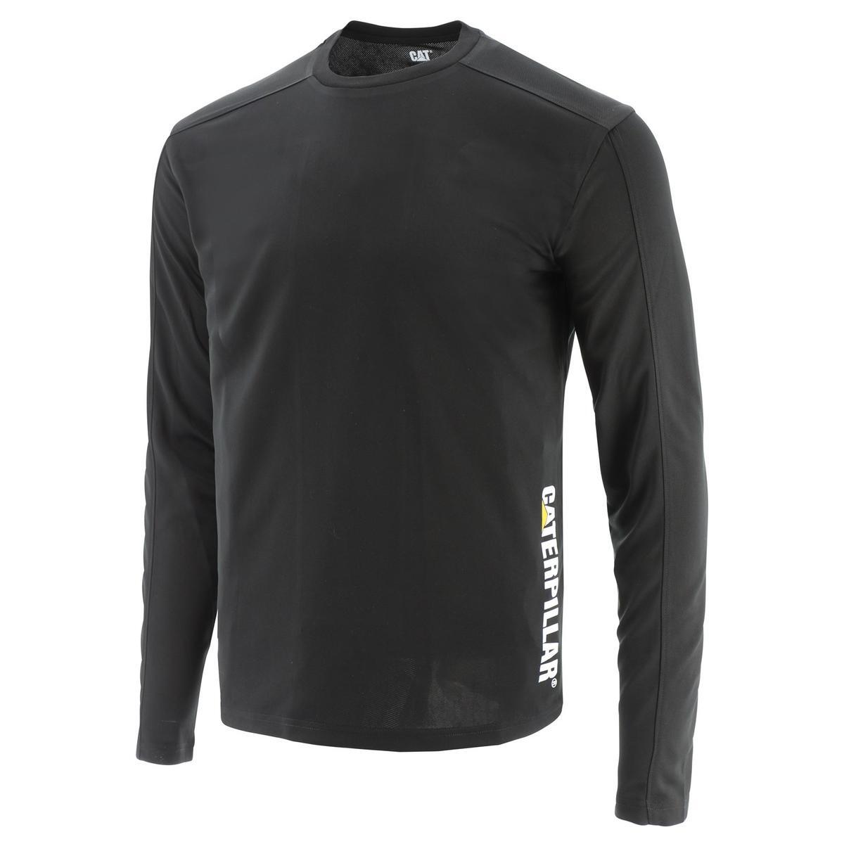 Caterpillar Coolmax Long Sleeve Tee Black Small CATERPILLAR Decathlon