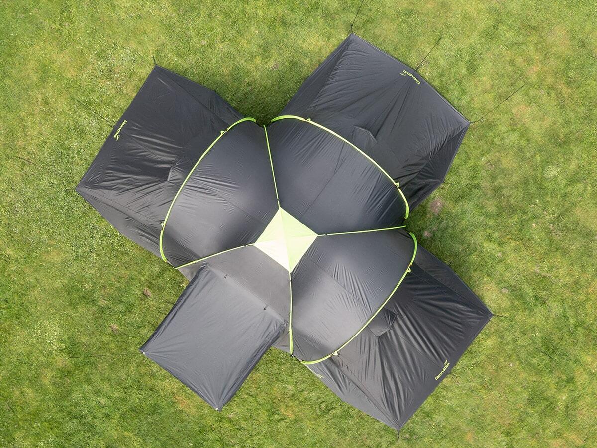Second hand - Tenda da campeggio Daytona 6 XL Protect - 3 cabine letto 5/7