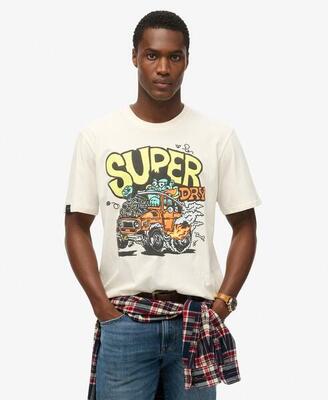 T-Shirt Dragnut Odd Rods aus Bio-Baumwolle von SUPERDRY