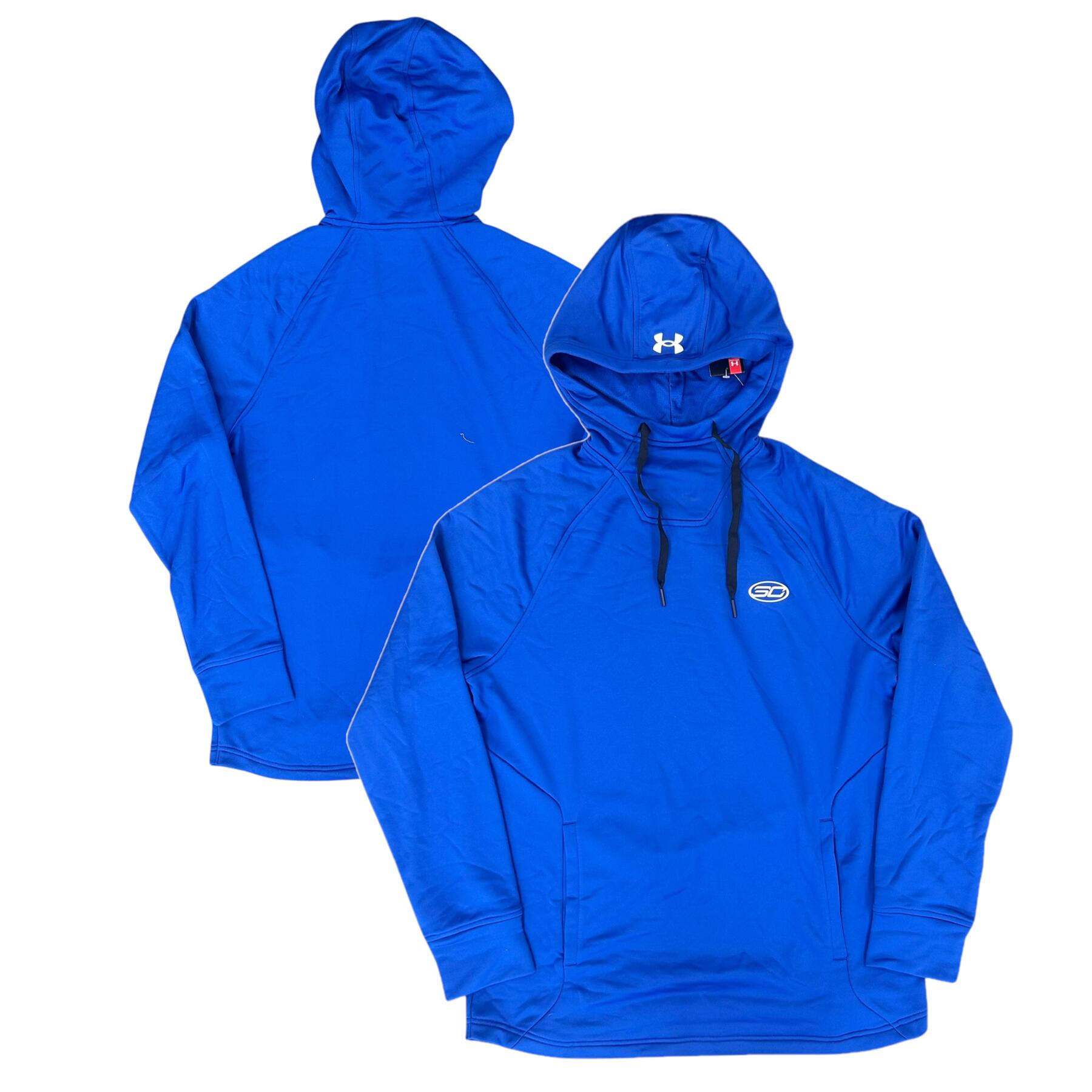 Under Armour Men's Hoodie Blue SC30 Steph Curry Basketball Hoodie Top 1/3
