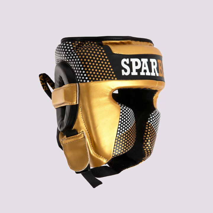 SPARBAR® SB1 KIDS FULL FACE HEADGUARD - BLACK & GOLD 2/4