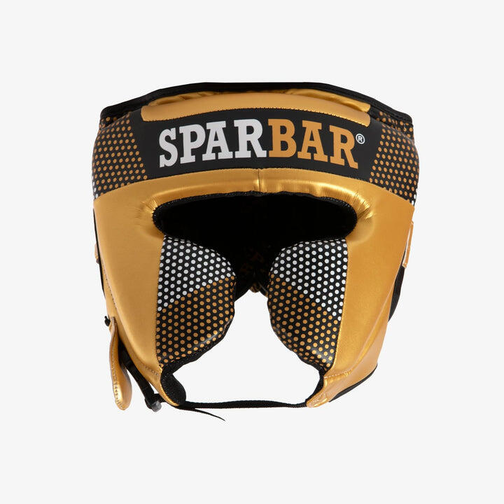 SPARBAR® SB1 KIDS FULL FACE HEADGUARD - BLACK & GOLD 1/4