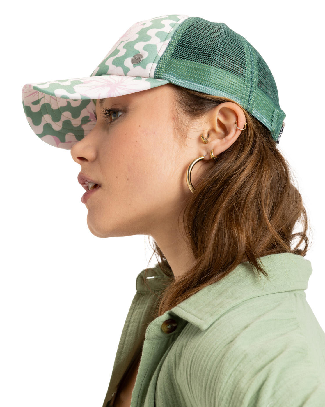 Czapka Trucker dla Kobiety BEAUTIFUL MORNING Zielony 2/7