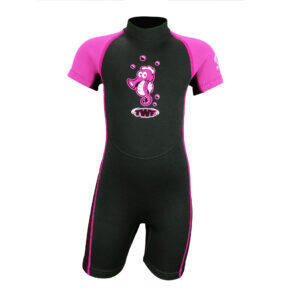 TWF INTERNATIONAL LTD TWF Pirate and Seahorse 2mm Kids Summer Shorty Wetsuit