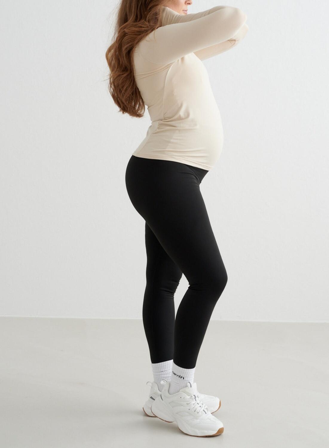 Femme T-shirt de Maternité à Manches Longues Doux Respirant Crème 4/6