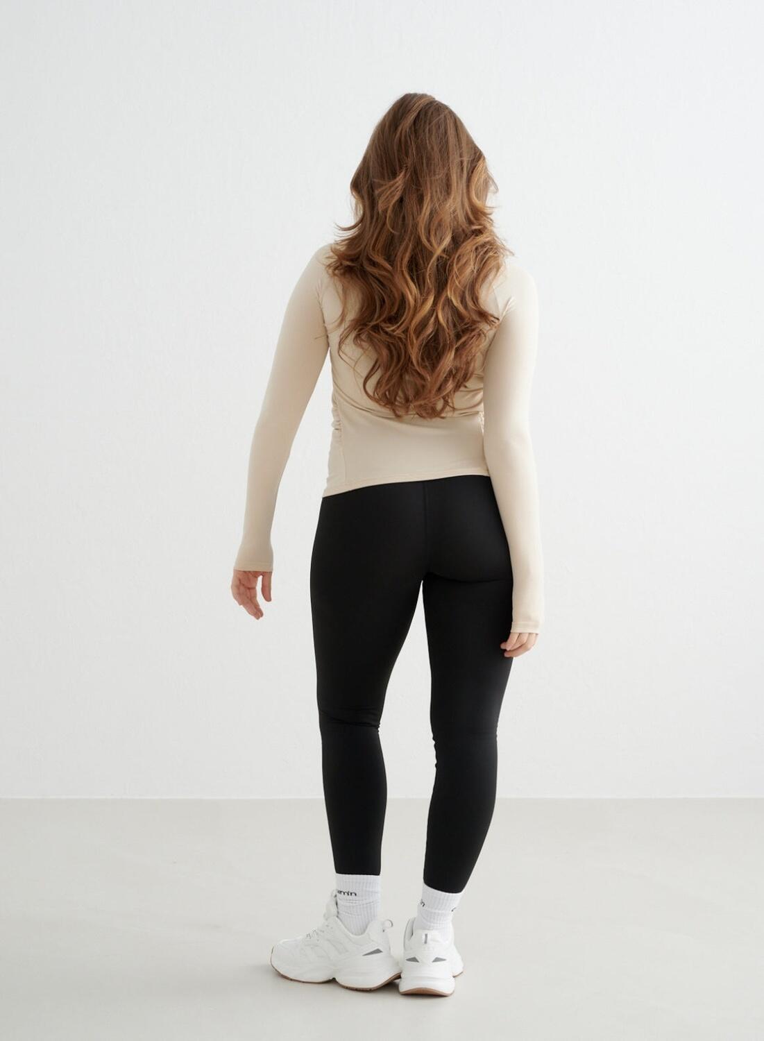 Femme T-shirt de Maternité à Manches Longues Doux Respirant Crème 5/6