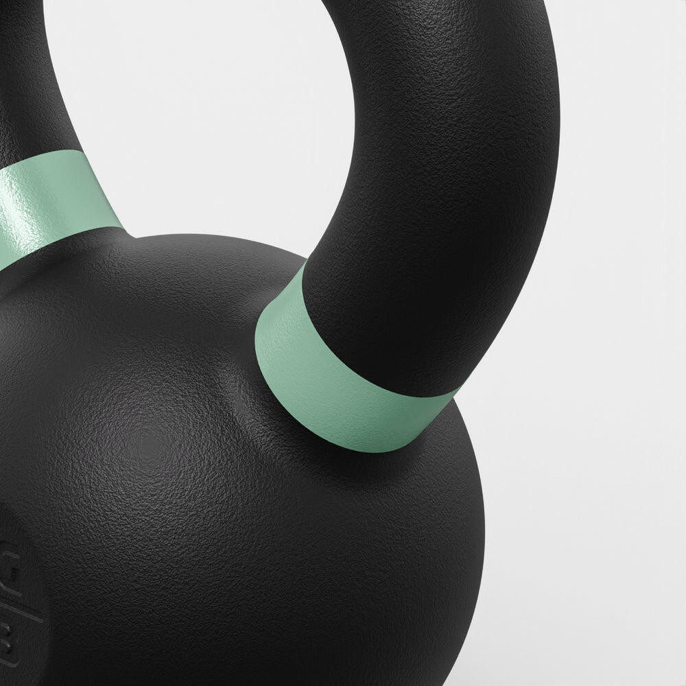 Kettlebell ZEUZ da 4 kg – Ghisa – Verde chiaro 4/6
