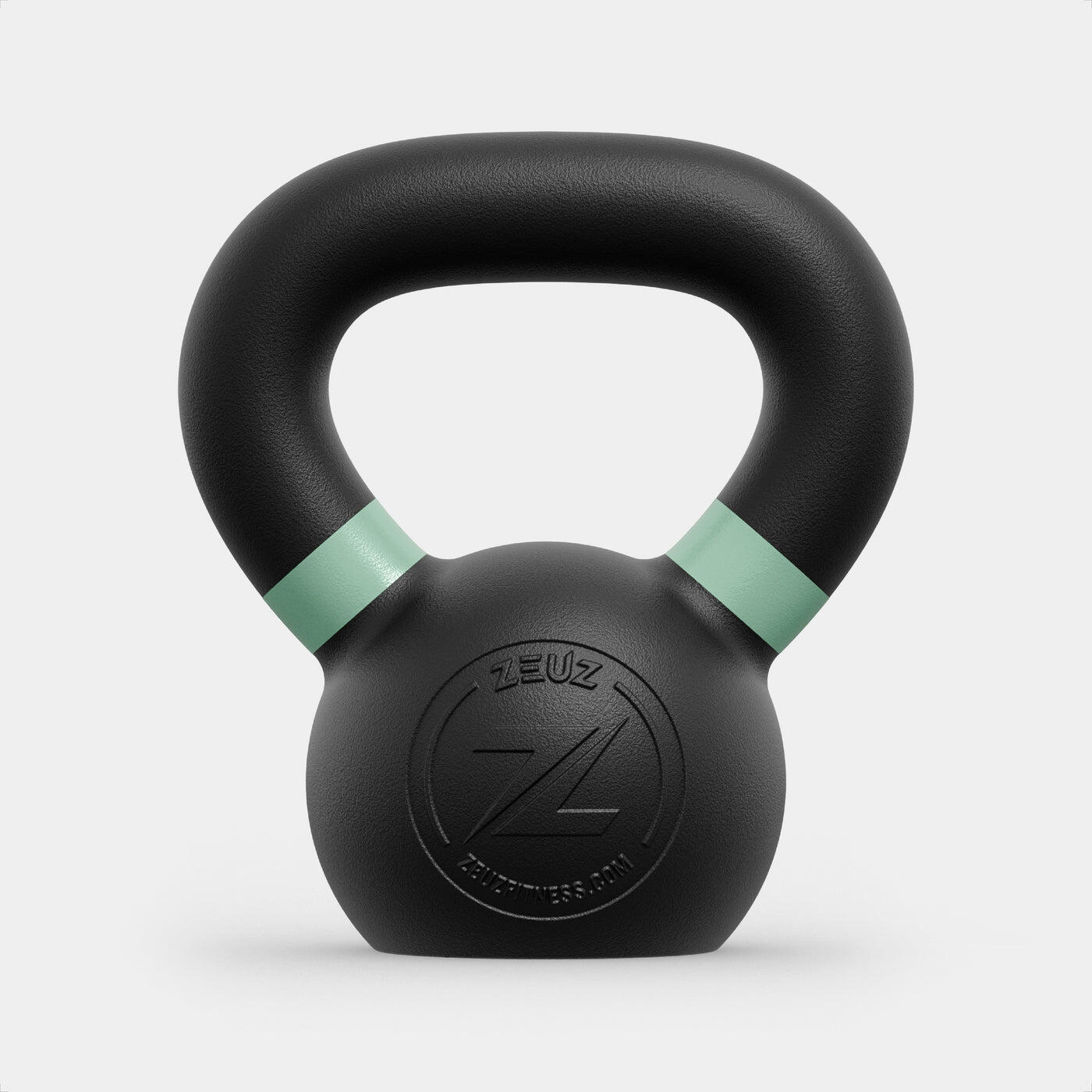 Zeuz - Zeuz Kettlebell Fonte - Fitness Fonctionnel & Fitness - Vert Clair 4 Kg - Kettlebell - Noir - 4 Kg - Decathlon