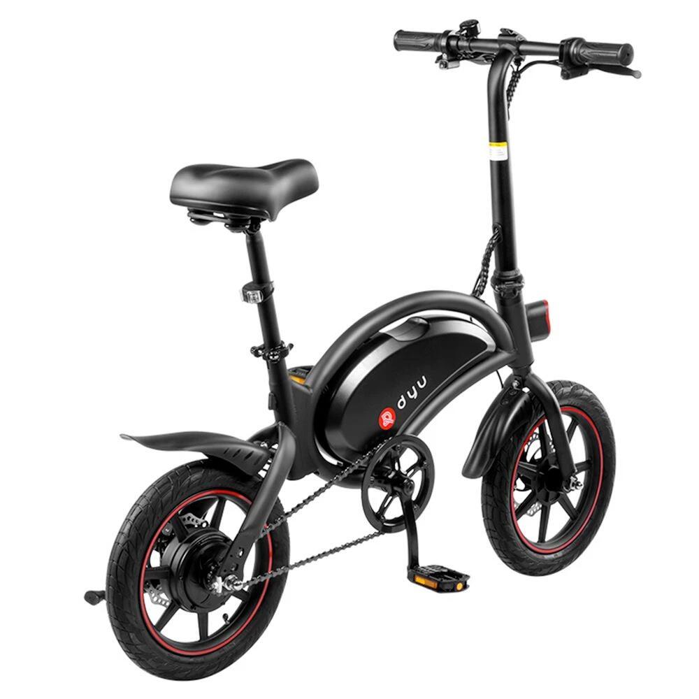 DYU D3F elektrische fiets voor volwassenen, 14 inch 250W 36V 10AH 5/7