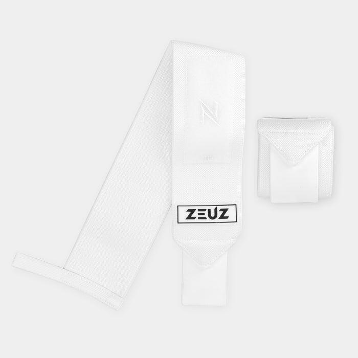 Bandes de poignet ZEUZ (2 pièces) pour le Functional Fitness – Bracelet – Blanc 2/7