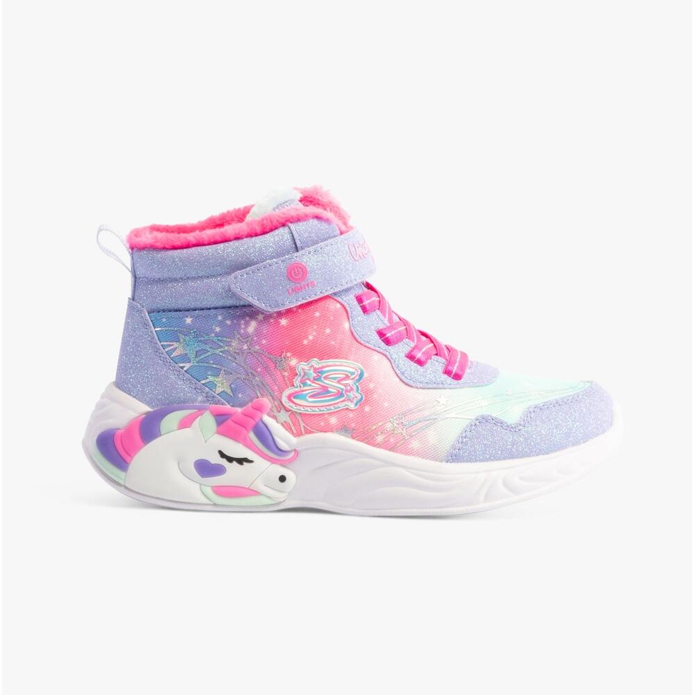 303057l/lvhp Girls Sports High Top Lace Up Trainers 1/1