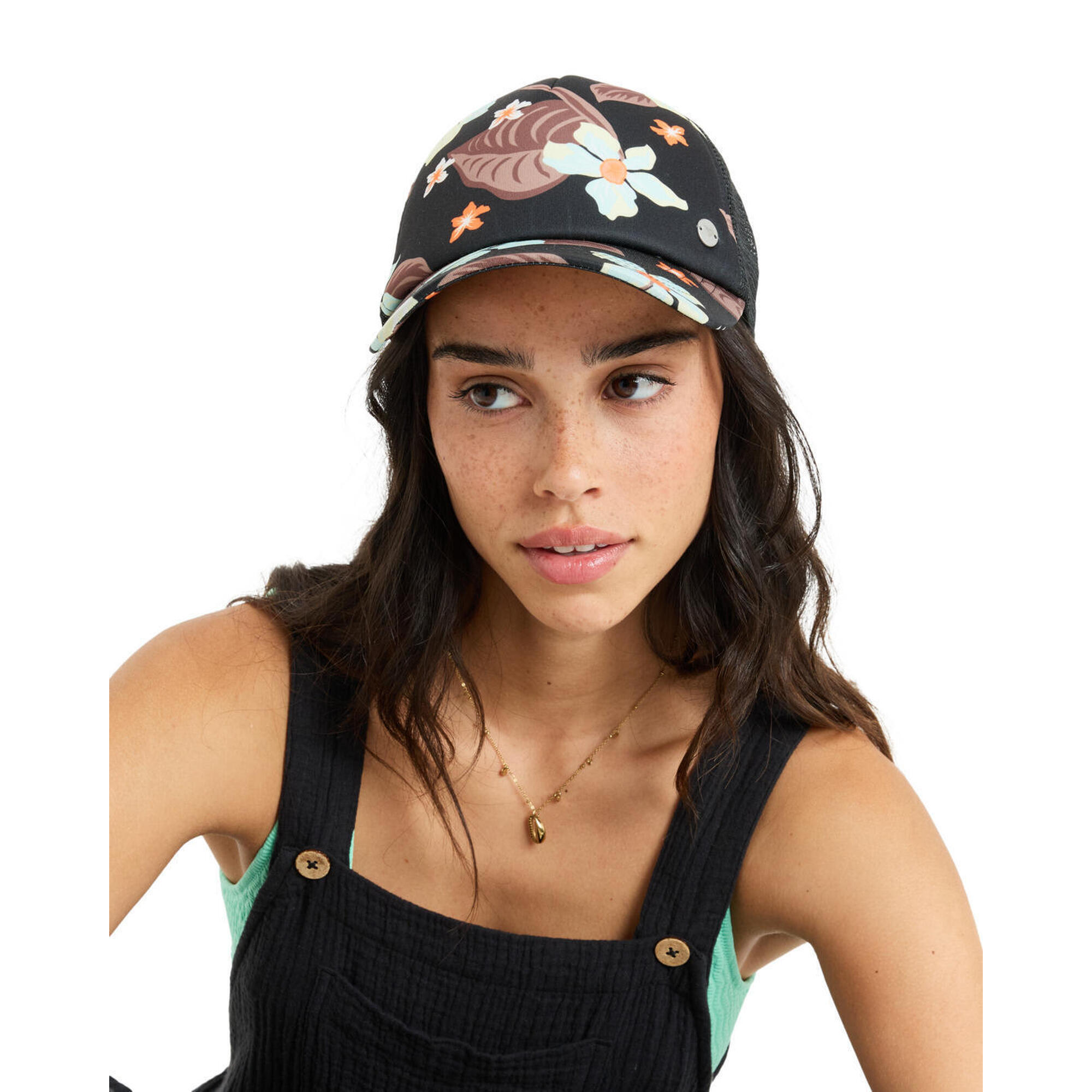 Roxy - Casquette Trucker Beautiful Morning Noir Femme - Casquette - Noir - Taille Unique - Decathlon