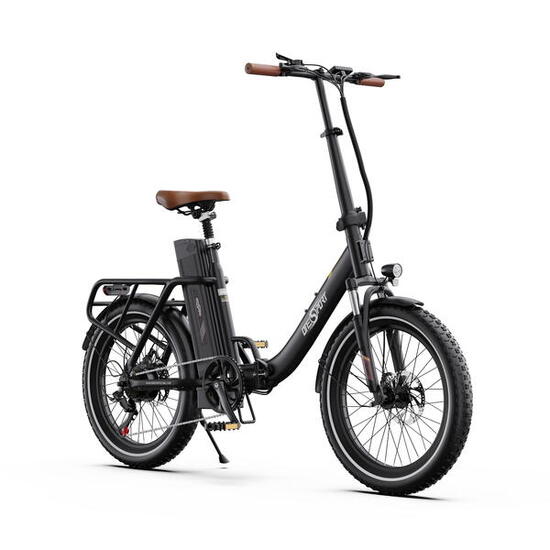 Vélo électrique pliant adulte Onesport OT16-2 avec pneus larges et transmission
