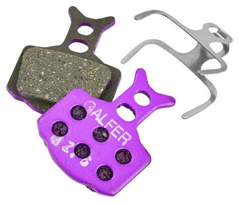Par de pastilhas de freio para bicicleta eletrônica galfer semi-metálica de fórm