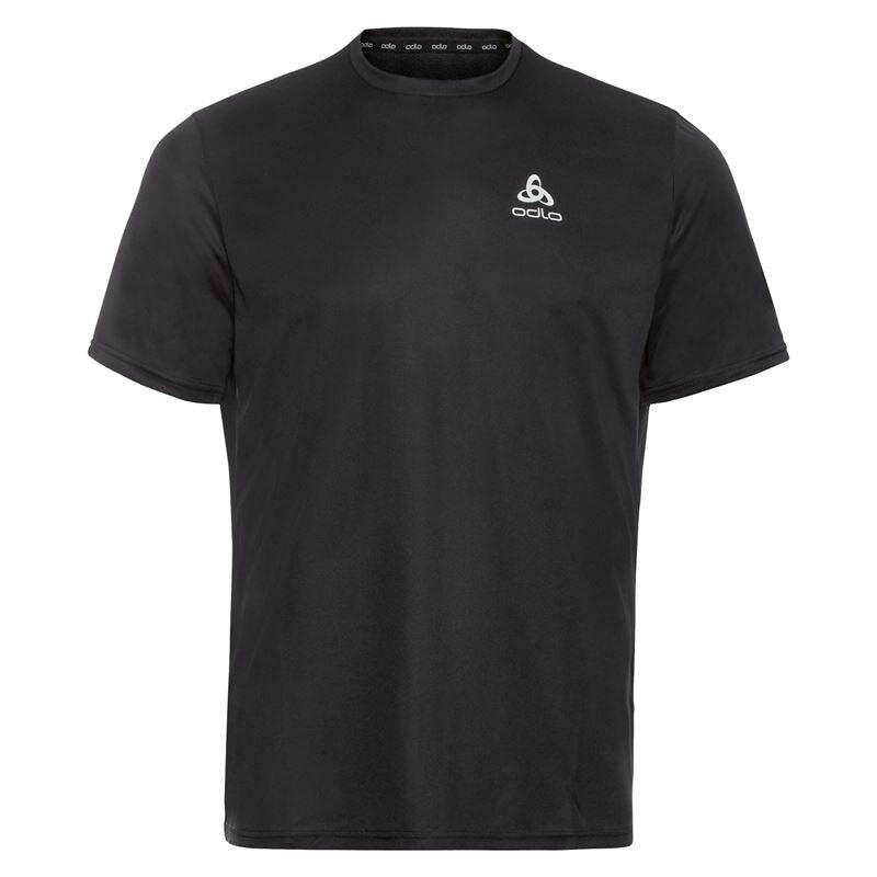ODLO Odlo T-Shirt S/S Crew Neck Essential Flyer Sportshirt ZWART S 4/7