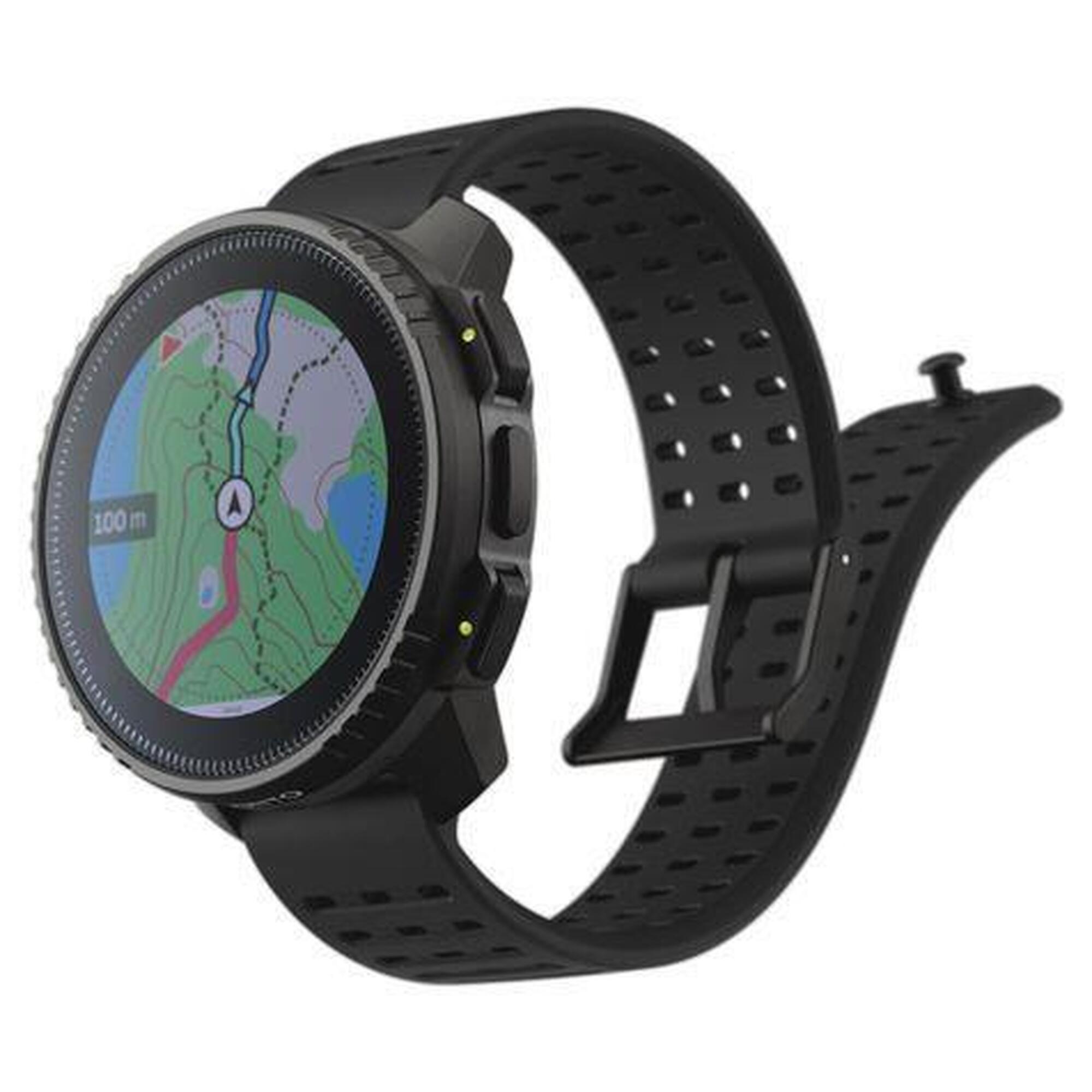 Montre GPS Suunto Vertical Steel Solar All Black - Noir