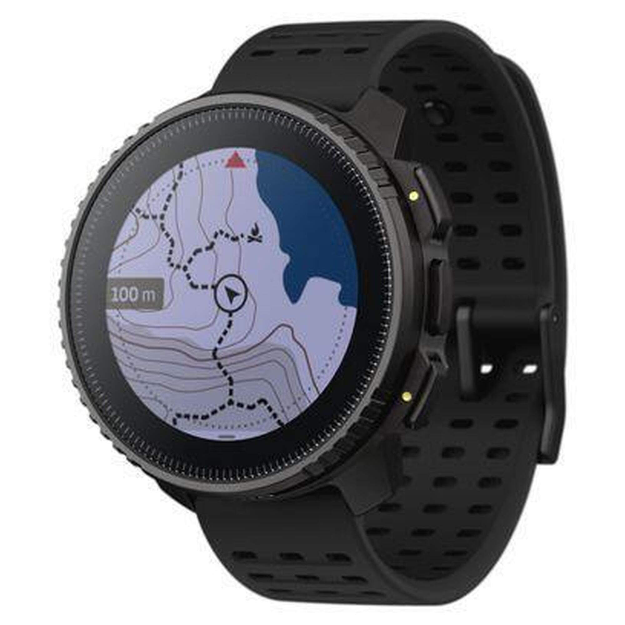 Montre GPS Suunto Vertical Steel Solar All Black - Noir