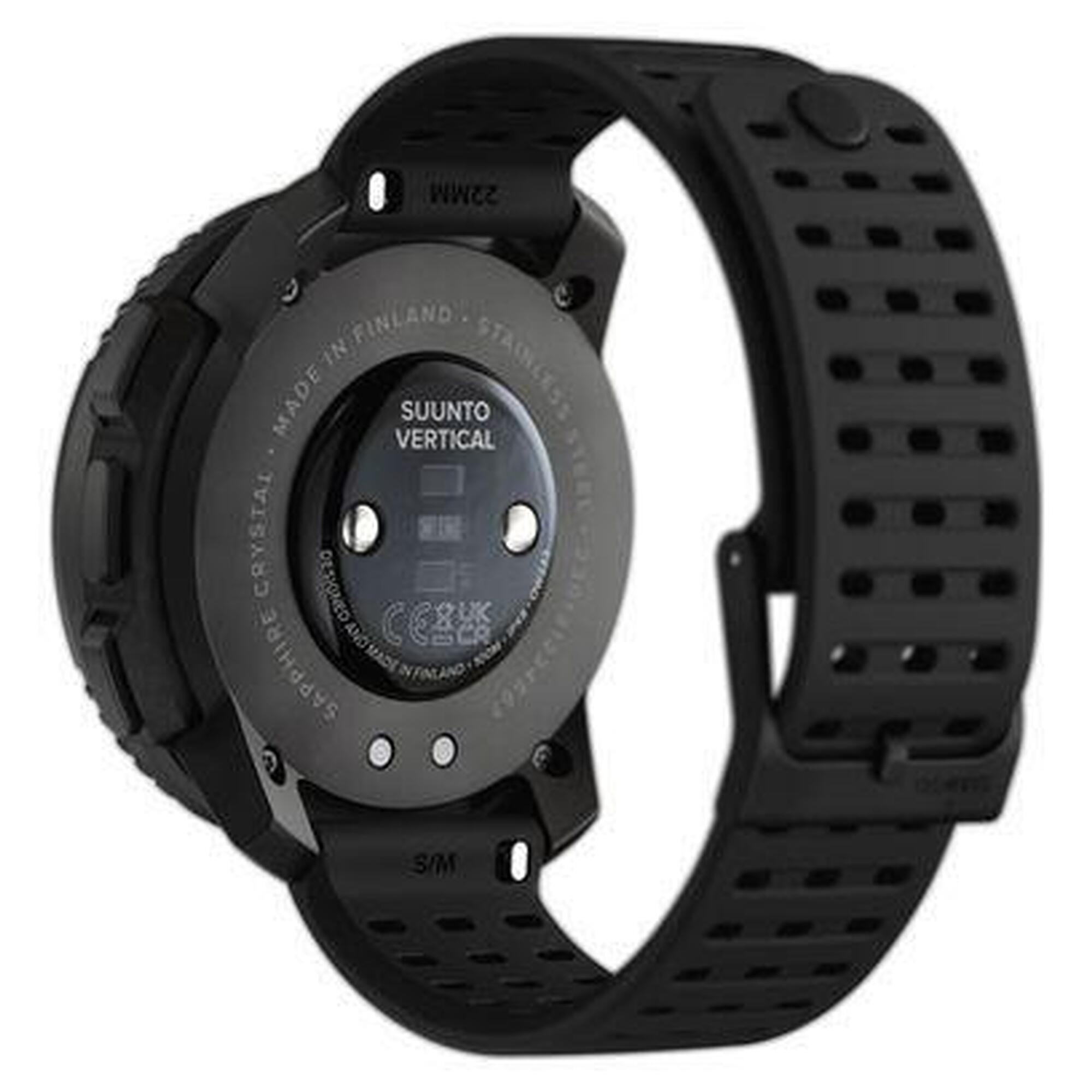Montre GPS Suunto Vertical Steel Solar All Black - Noir