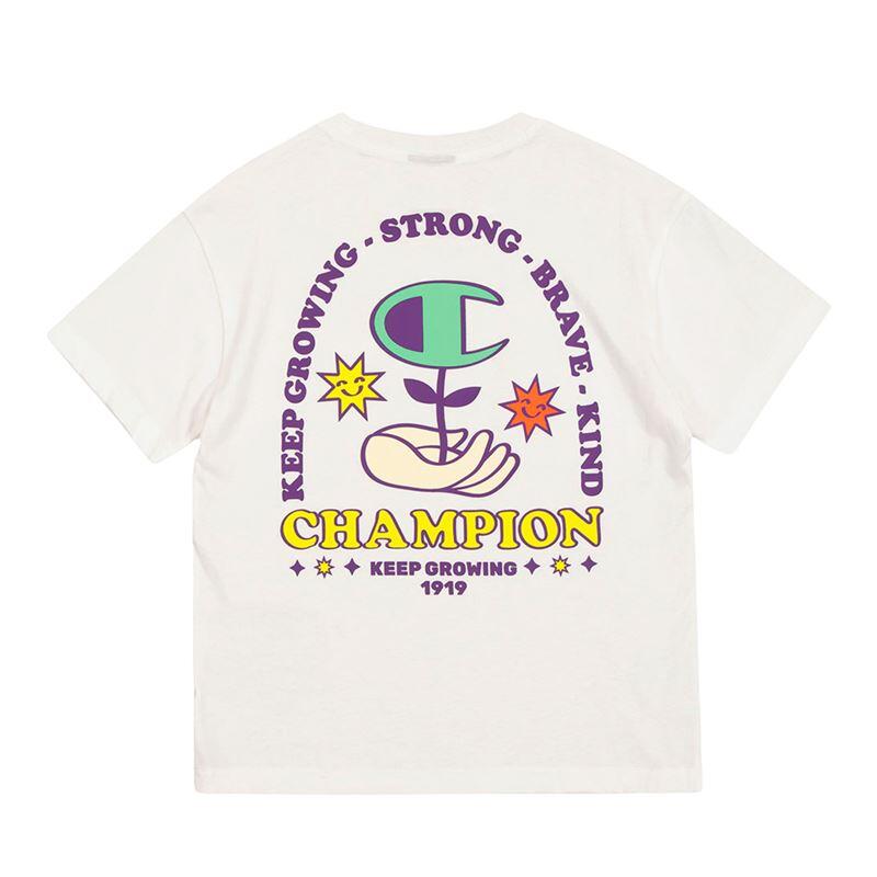 T-shirt Champion modelo 306911-WW001 para crianças unissex 5/5