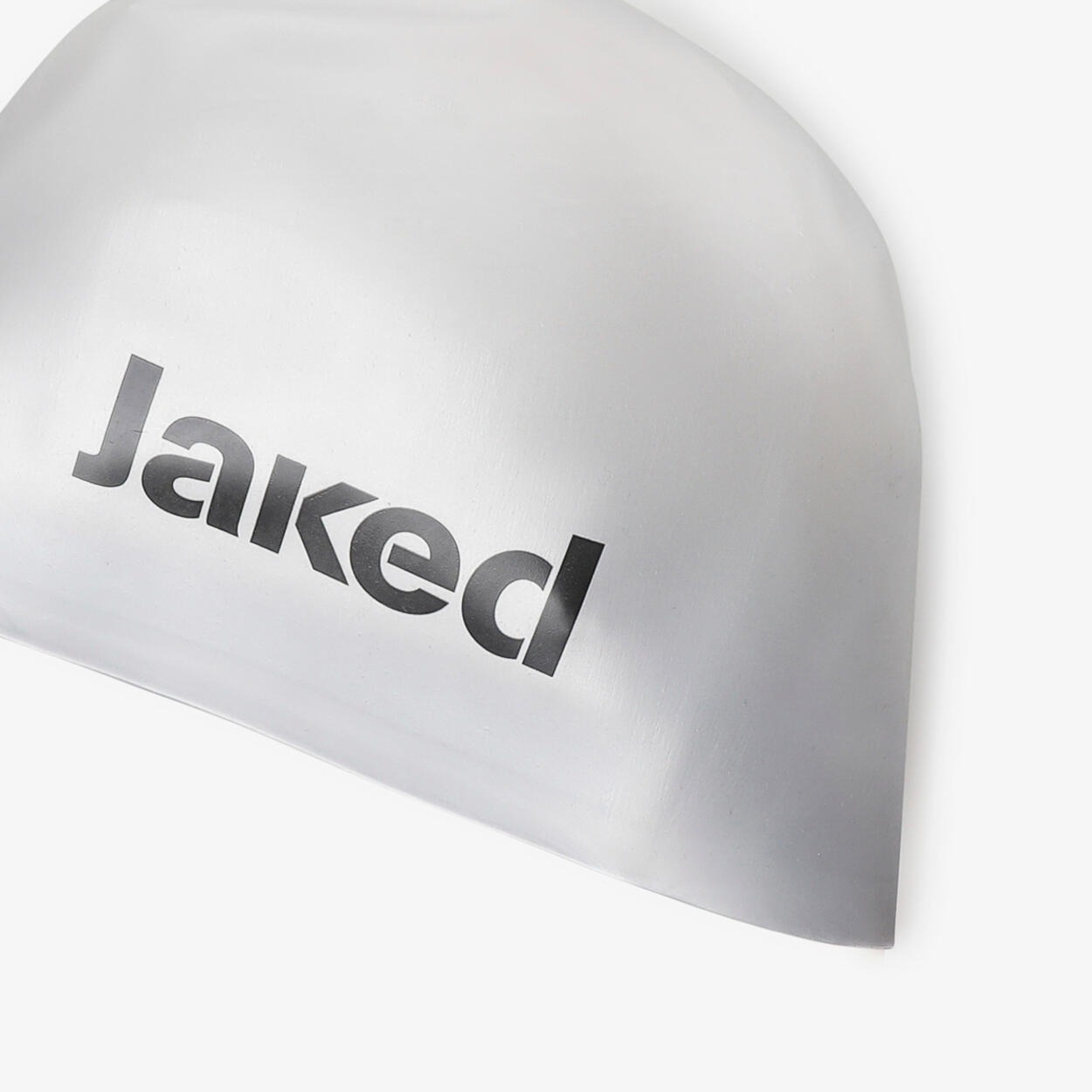 Gorro de natación sintético plateado para hombre y mujer. 3/5