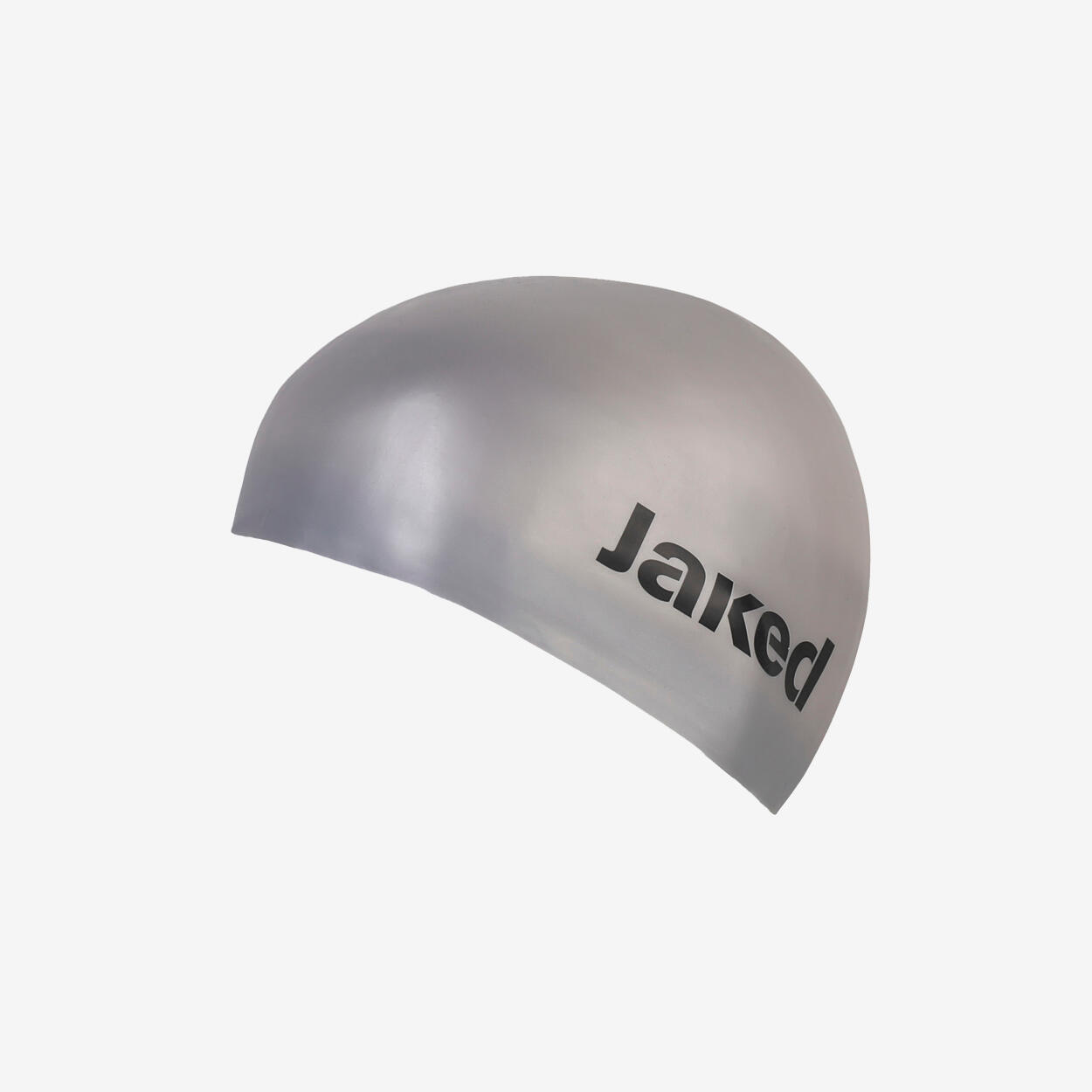 Gorro de natación sintético plateado para hombre y mujer. 2/5