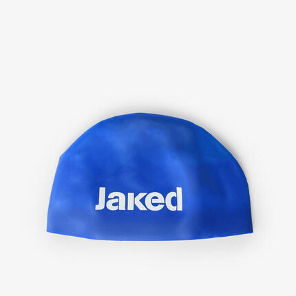 Königsblaue Synthetik-Badekappe für Damen und Herren