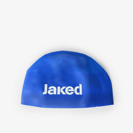 Königsblaue Synthetik-Badekappe für Damen und Herren