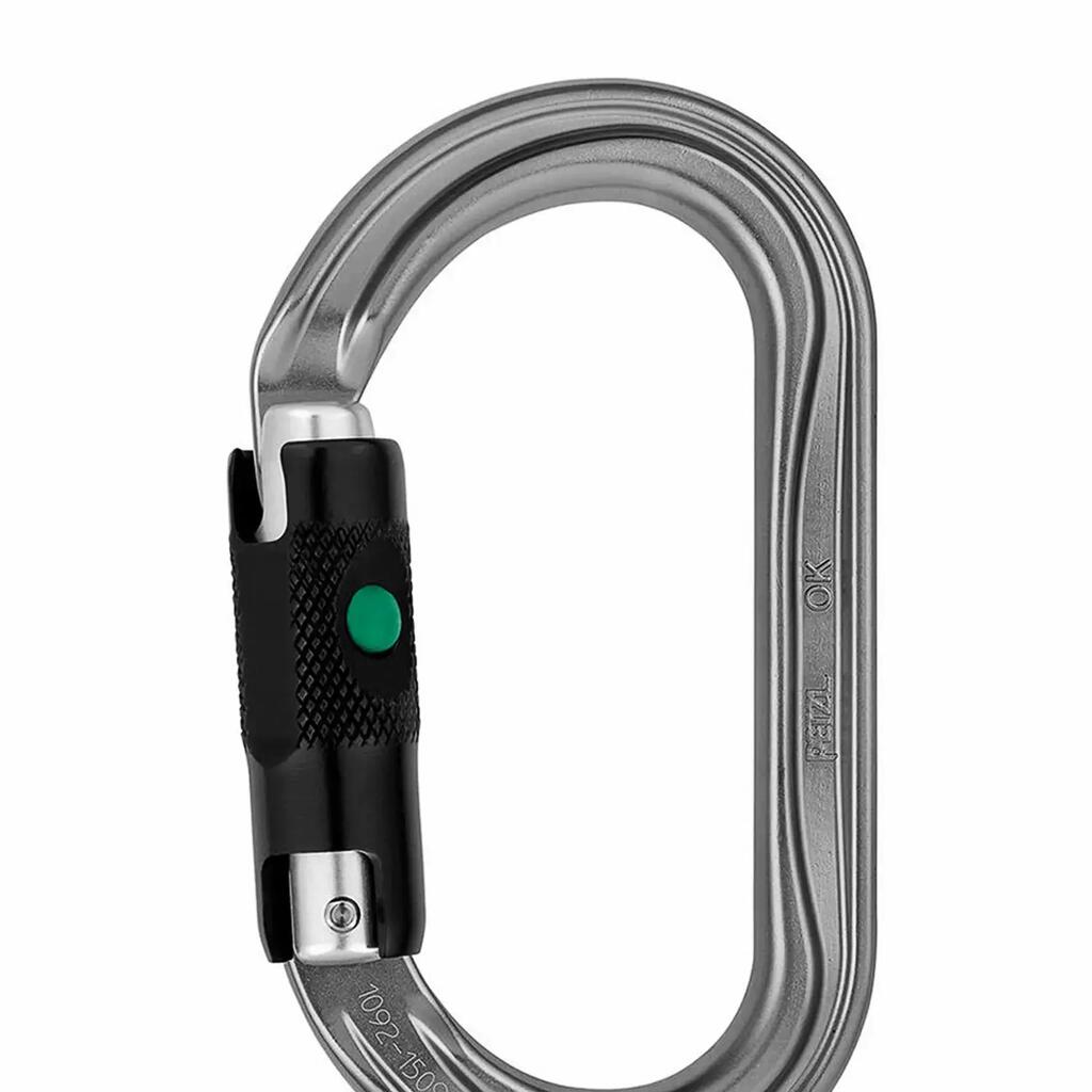 Carabiner PETZL OK Ball-Lock M33A BL Automatic Symmetrical Durable Steel