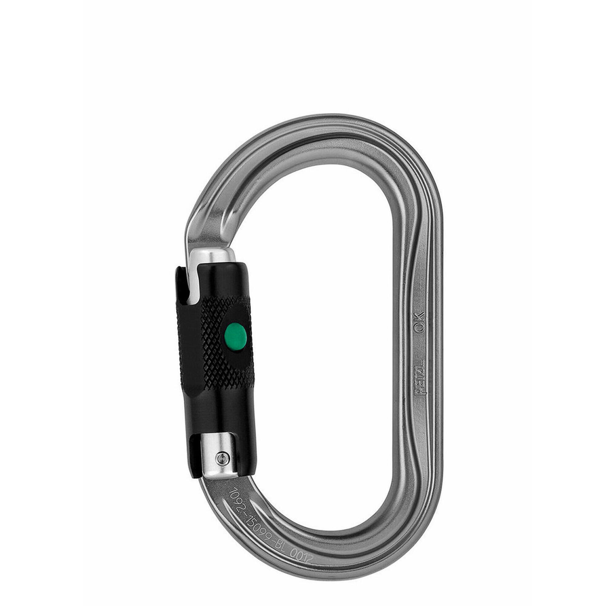 Petzl - Mousqueton Petzl Ok Ball‑lock M33a Bl Symétrique Automatique Acier Durable - Mousqueton D'Escalade - Multicolore - No Size - Decathlon