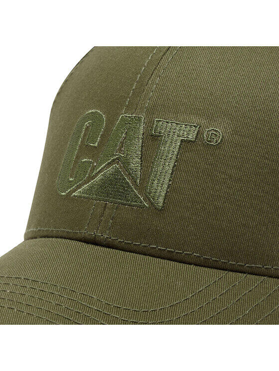 Berretto visiera precurvata Caterpillar CAT Raised Logo Cap Oliva 2/3