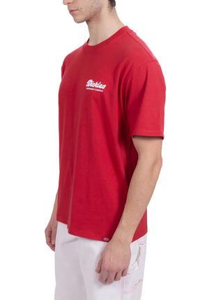 T-shirt - Sport - Heren - Lewistown - Relaxed, bedrukt - Zwart