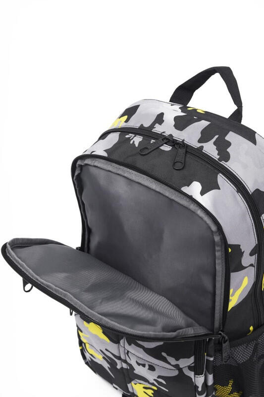 CATERPILLAR CAT Bennett Backpack 84184 – AOP Camo Black/Grey/Yellow 634 3/3