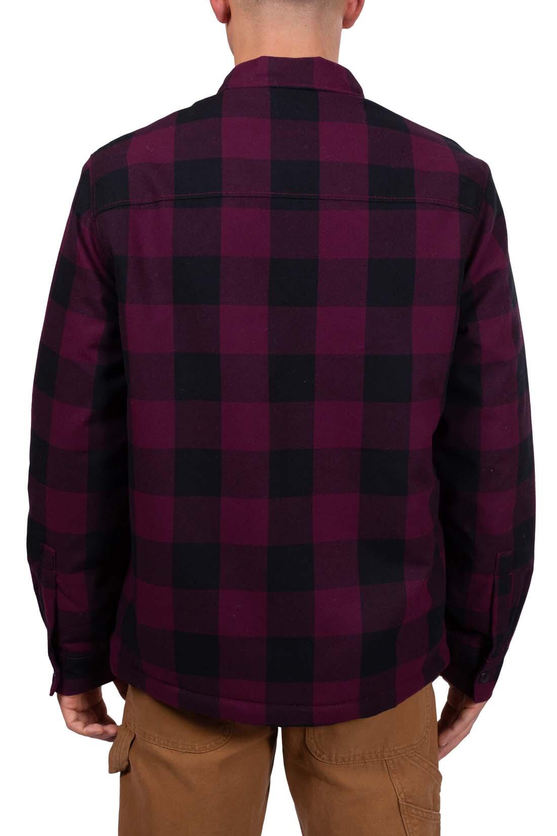 Hemd Dikies Gefüttert Sacramento Maroon 3/7