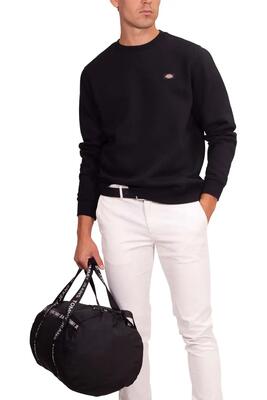 Sweater - sportswear - heren - oakport ronde hals - zwart