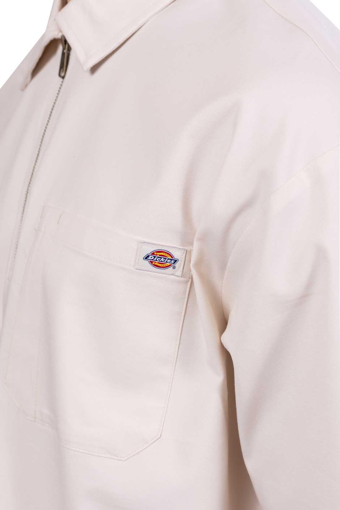 Camisa de hombre workwear - Sportswear - Relaxed - Manga corta - Ranch - Blanco 4/5